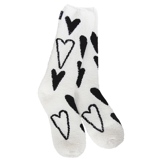 Holiday Valentine Cozy Crew - Black Heart