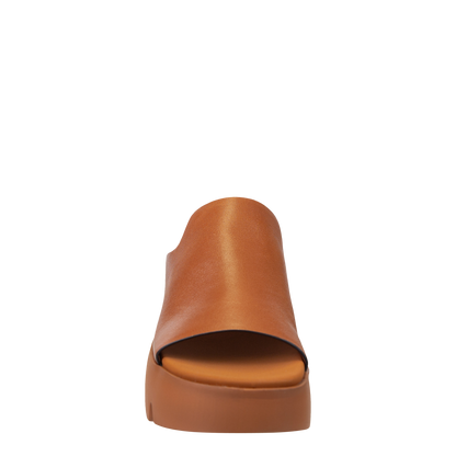 Naked Feet - Drift, Platform Sandal - Camel - SALE