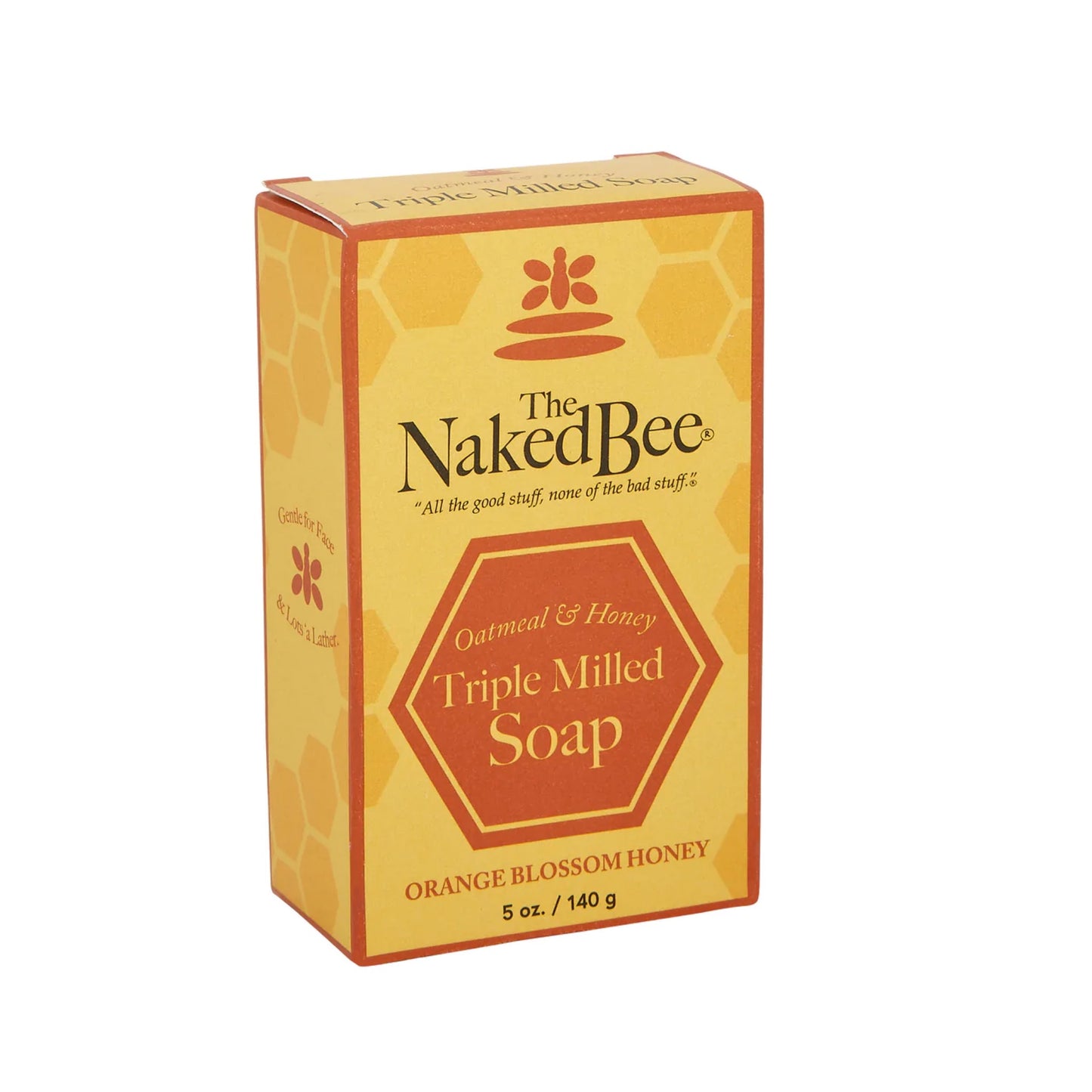 Naked Bee - Orange Blossom Honey Triple Milled Bar Soap - 5oz