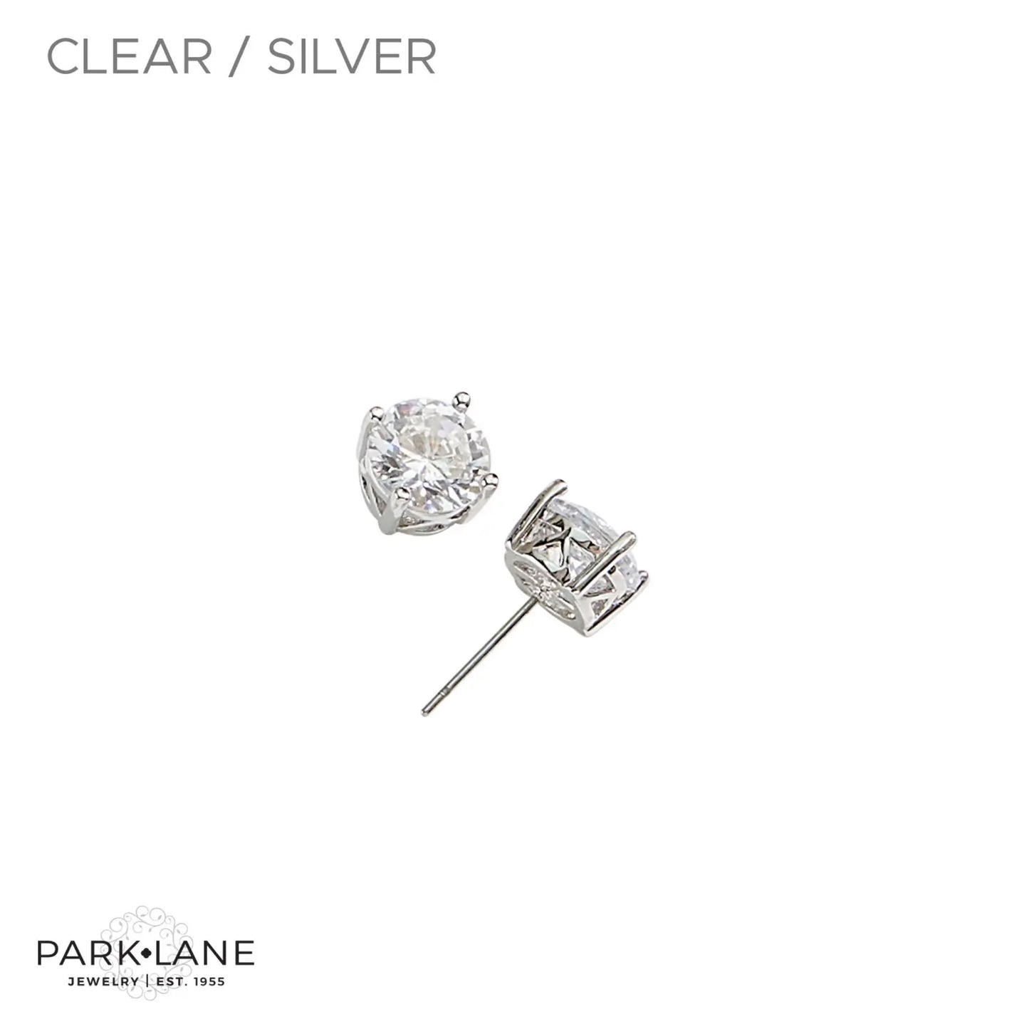 Park Lane Jewelry - Impressions Earrings Silver / Clear
