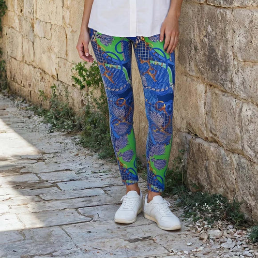 Gretchen Scott - Gripeless Pull On Pants - Ditto - Blues - SALE