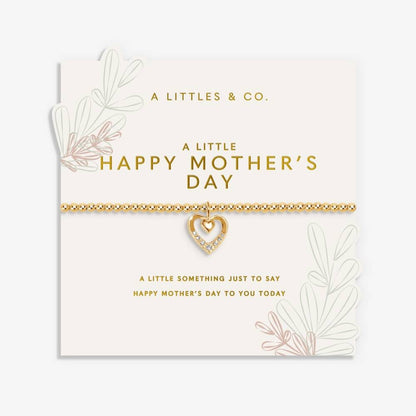 Mother's Day A Little 'Happy Mother's Day’ 9765 - Gold Bracelet