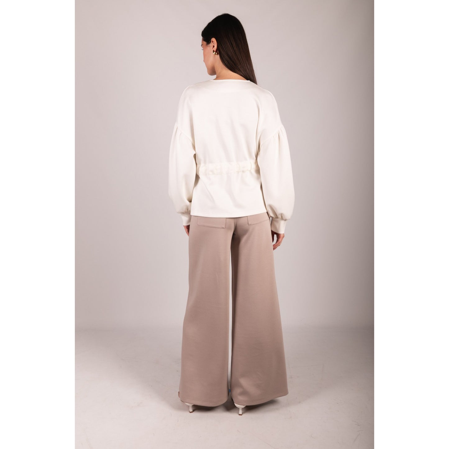 BYC - P. CILL Butter Modal, Wrap Cardigan 1101 - Ivory
