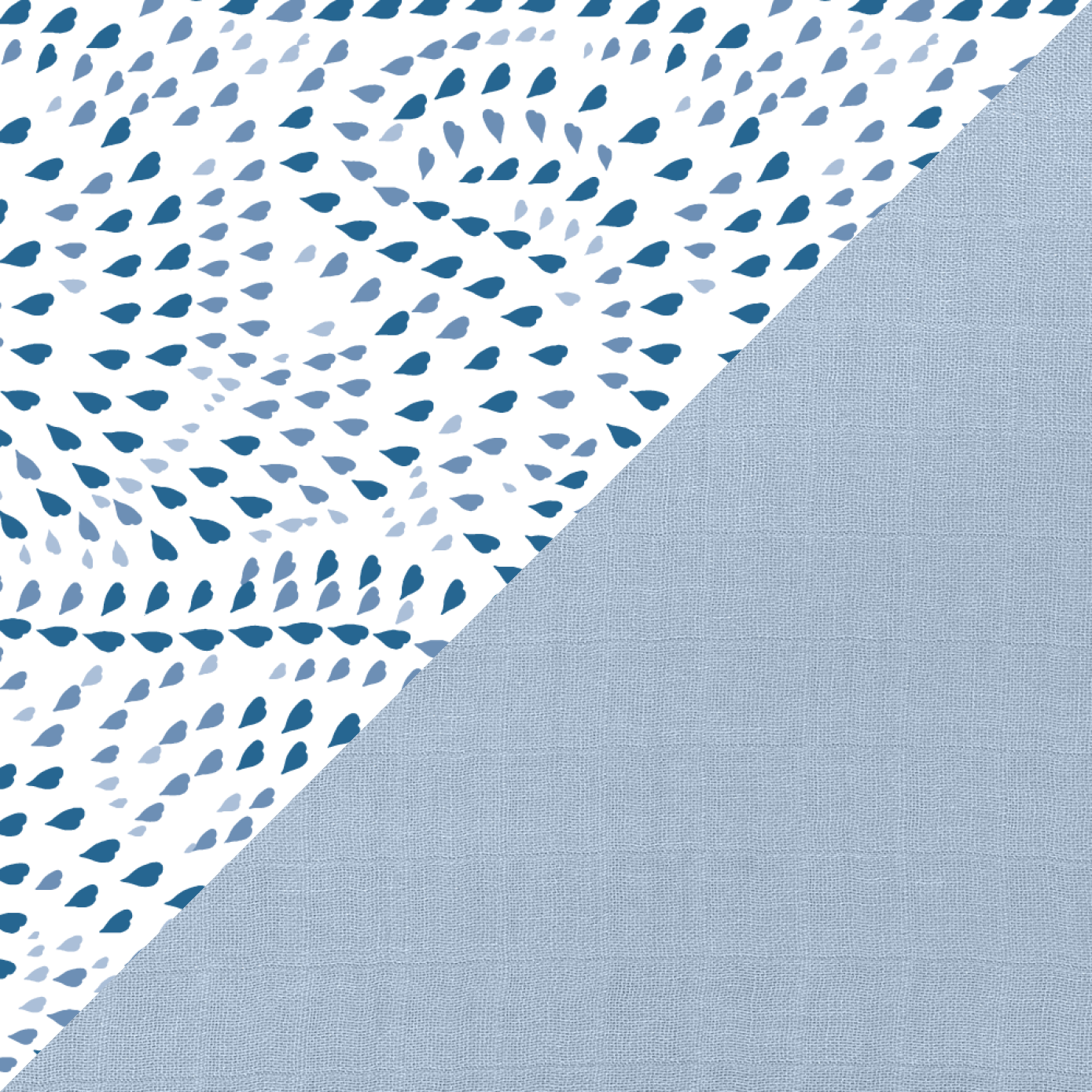 Serenity & Sky Classic Muslin Bandana Bib Set