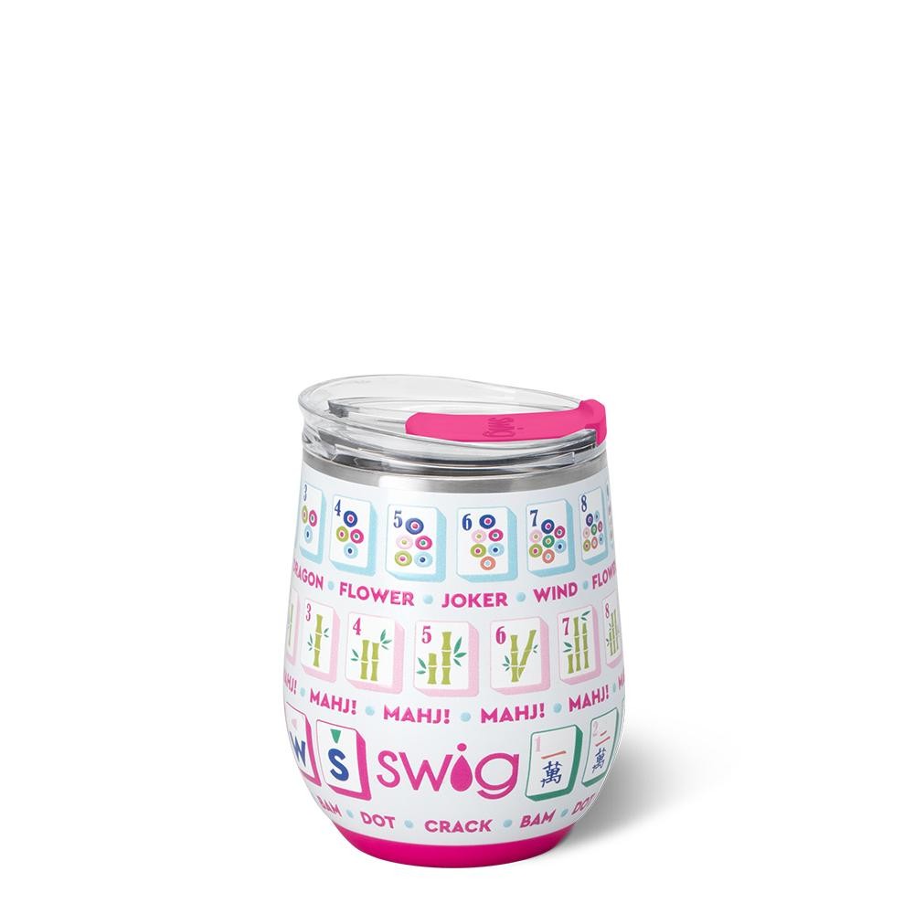 Swig - Mahjong Stemless Wine Cup – 12 oz