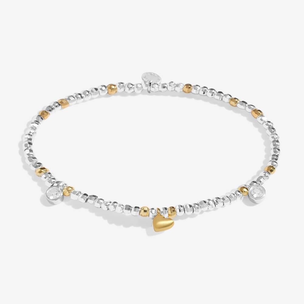 Sparkle Confetti 'Heart Of Gold’ 9743 - Crystal & Gold Bracelet