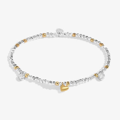 Sparkle Confetti 'Heart Of Gold’ 9743 - Crystal & Gold Bracelet