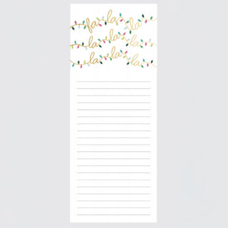 MS - Fa La La Magnetic Notepad