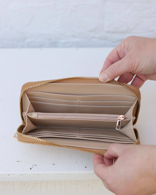 Caroline Hill - Penelope Wallet Woven - Navy
