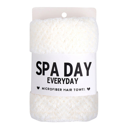 Bella -  Plush Hair Wrap 0798 - Ivory