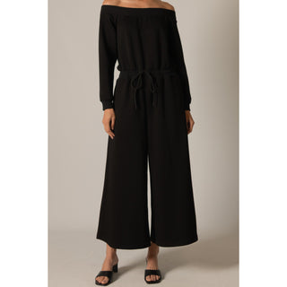 BYC - Butter Modal Ribbed Contrast Jumpsuit 0067 - Black