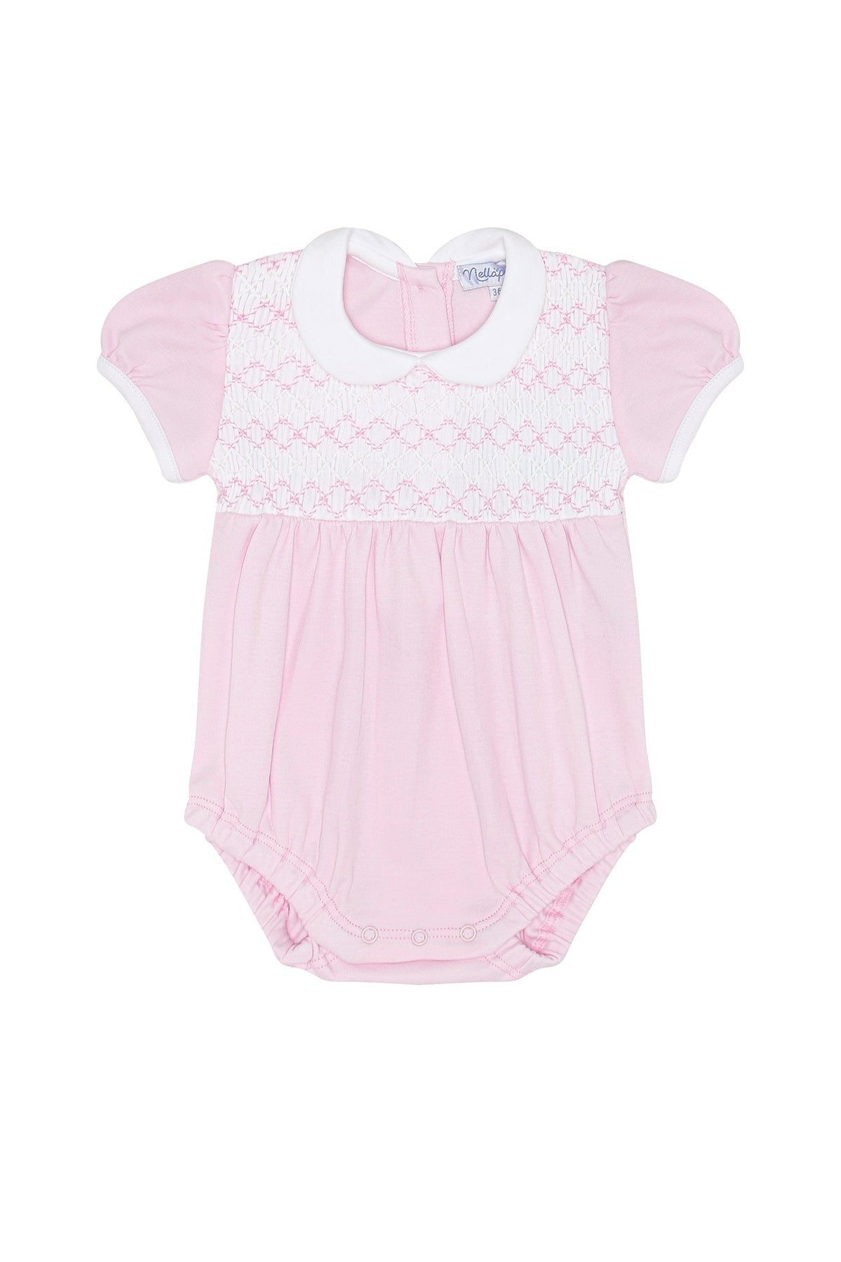 Nellapima - Signature Smocked Girls Bubble – Pink