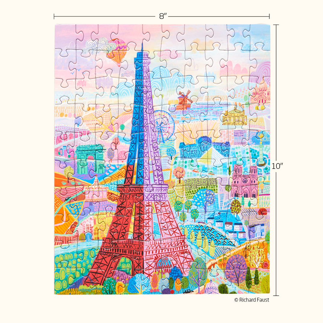 Paris Holiday | 100 Piece Jigsaw Puzzle - Werkshoppe