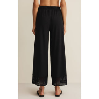 Z Supply Banyan Crochet Pants 2687 – Black- SALE