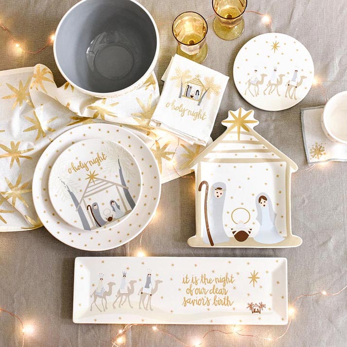 Coton Colors - Nativity Round Trivet