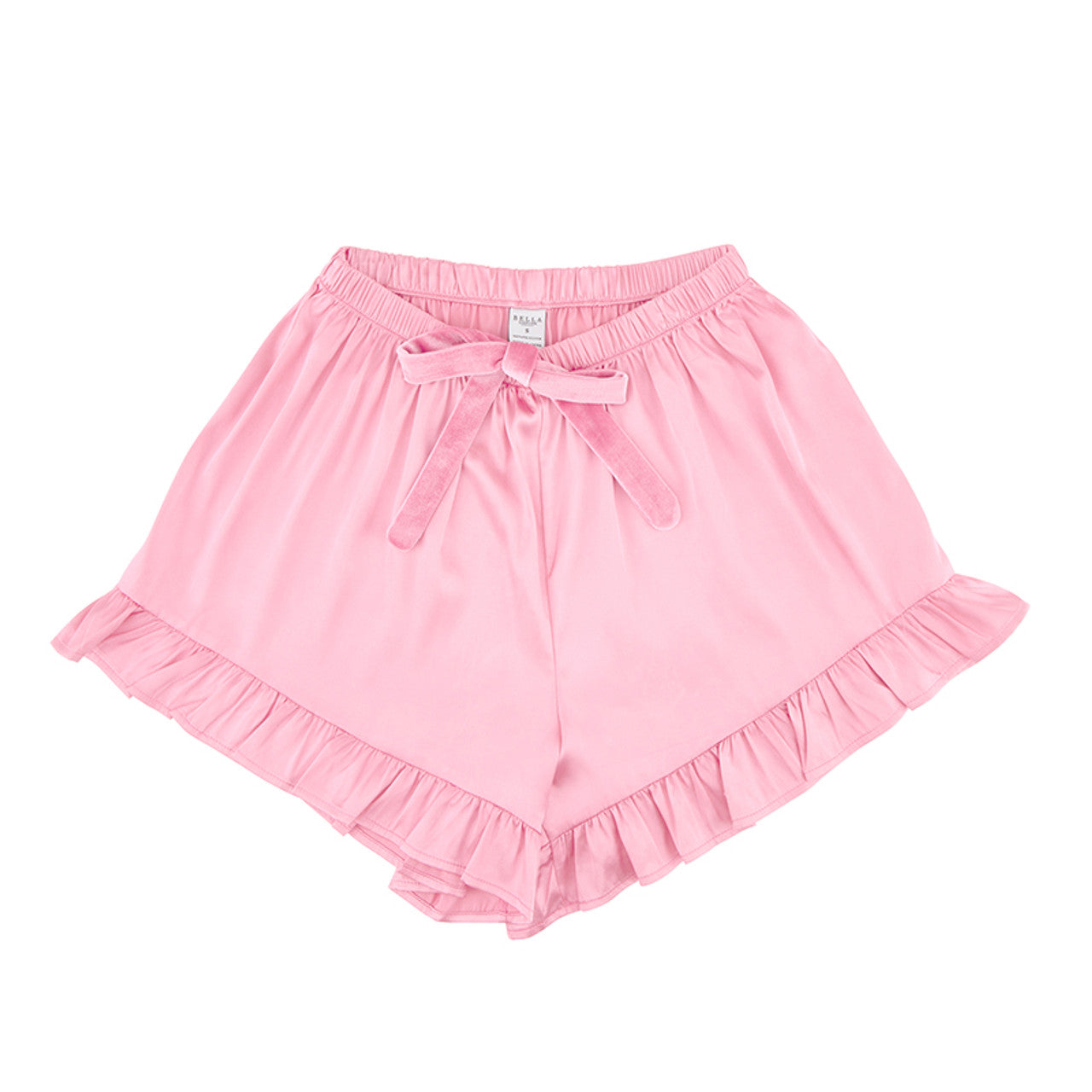Bella -  Cami + Velvet Ruffled Short 0744 - Pink