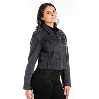 AoS - Vegas Denim Jacket w Raw Hem 044 - Black