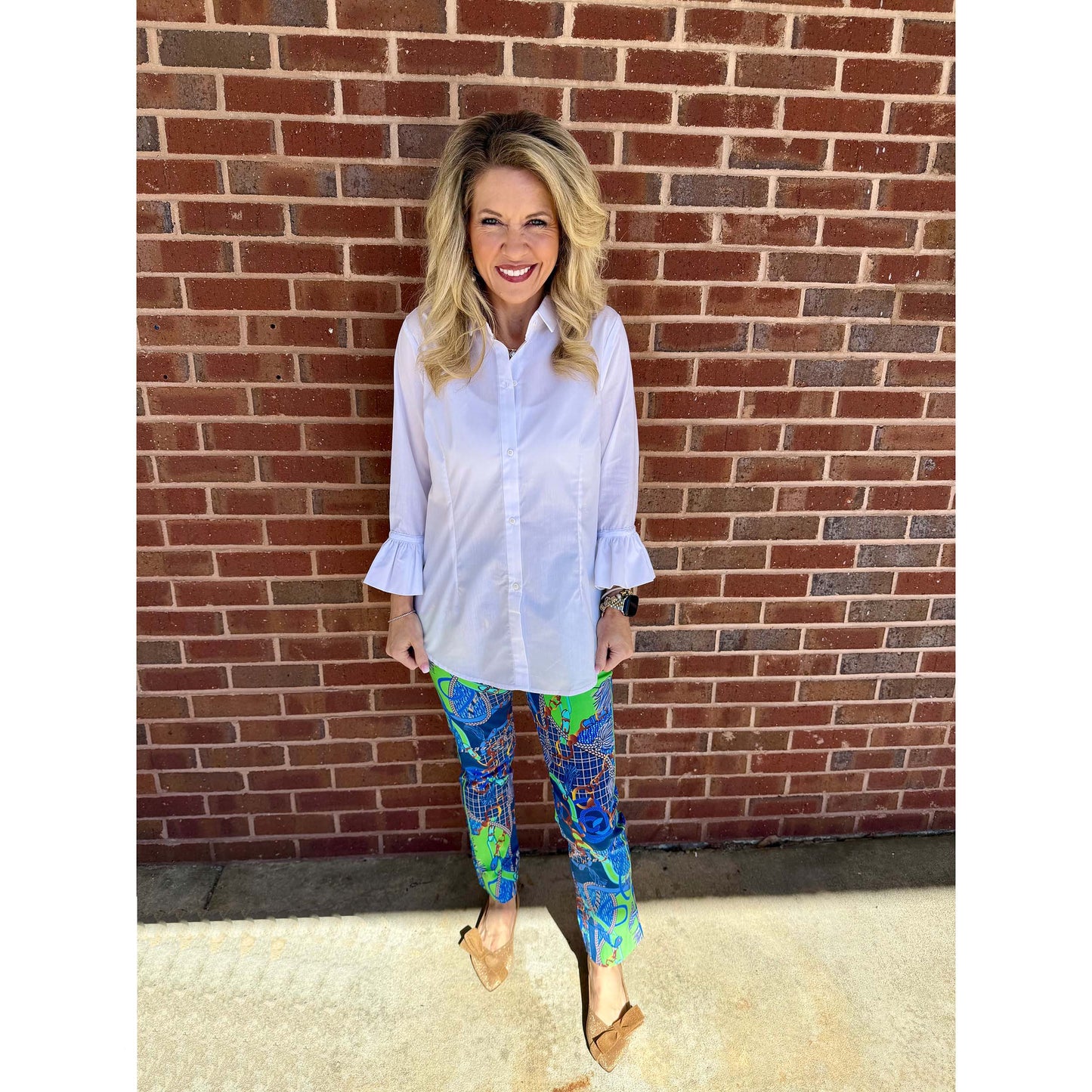 Gretchen Scott - Gripeless Pull On Pants - Ditto - Blues