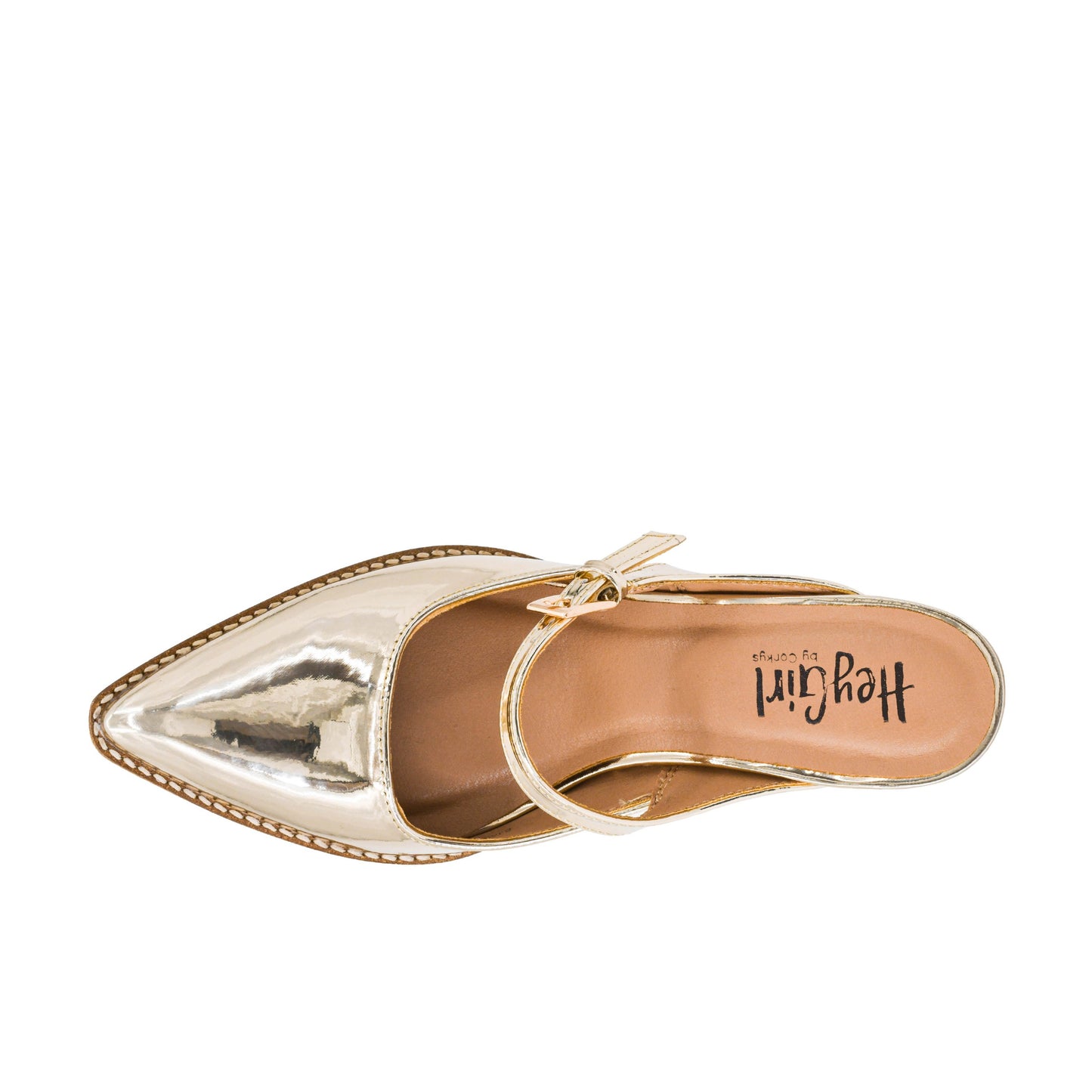 Corkys Footwear -  Sober Up Heeled Mule – Gold