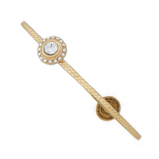 Catherine Popesco - Gold, Bangle w Rhinestone Medalions 1760