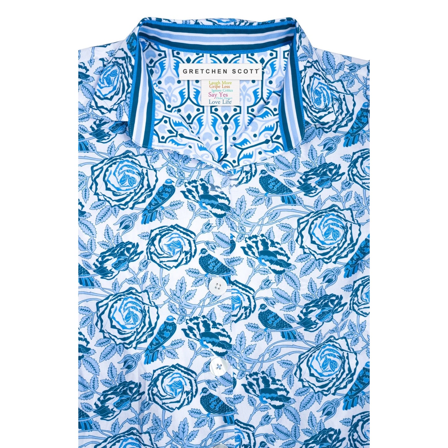 Gretchen Scott - So Sweet Dress - Smell The Roses - Blue
