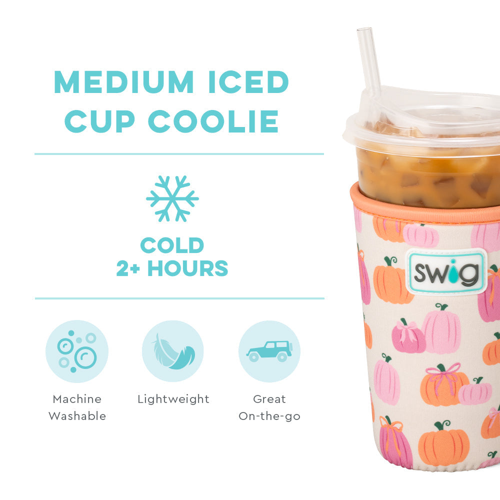 Swig - Pumpkins & Bows,  Coolie - (Medium)