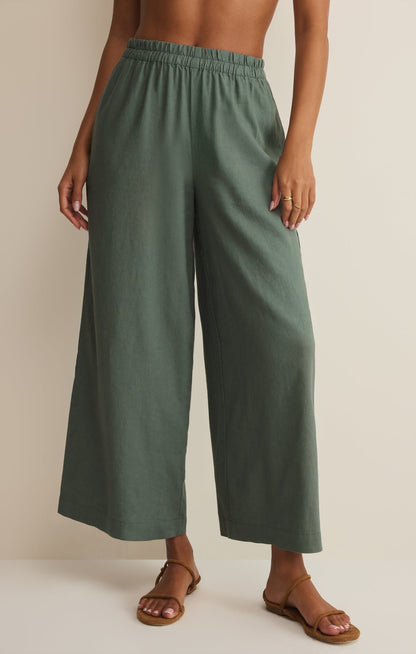Z Supply - Scout Linen Pant 1575 – Evergreen