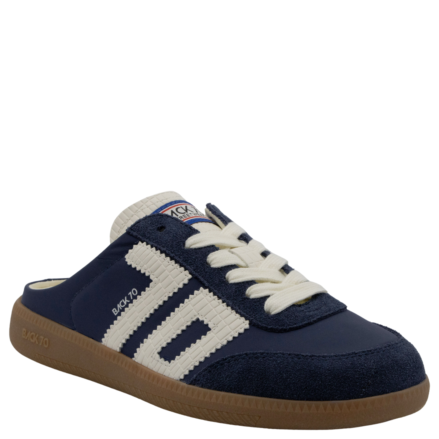 Back 70 - Easter Backless Sneaker - Navy