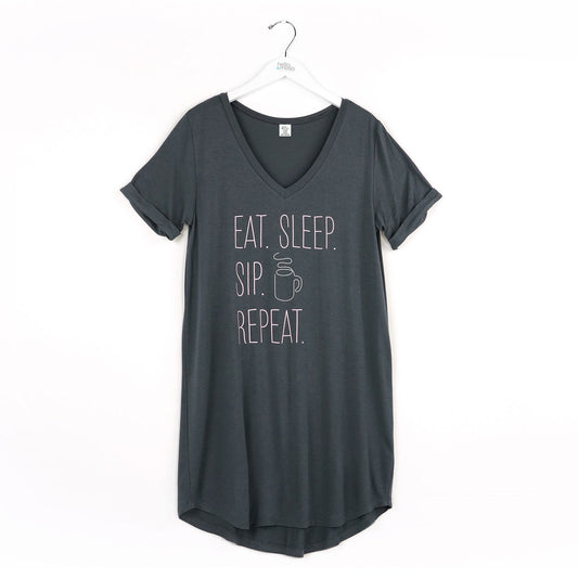 Hello Mellow - Eat, Sleep, Sip - Charcoal