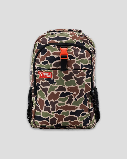 Baseballism - Angler Camo No Fear Cap Clip Backpack