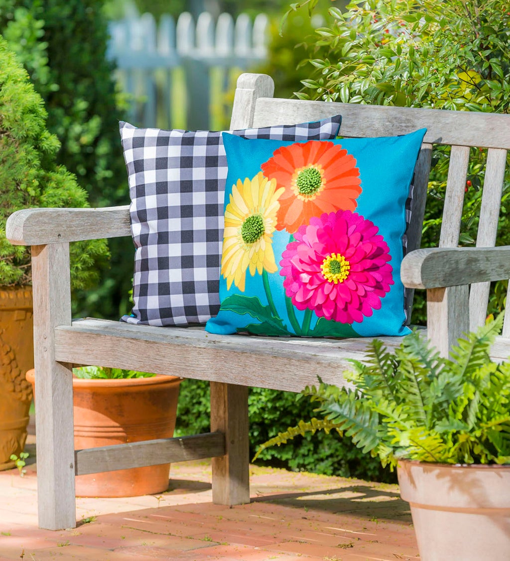 Evergreen - Gerbera Daisy Trio Interchangeable Pillow Cover