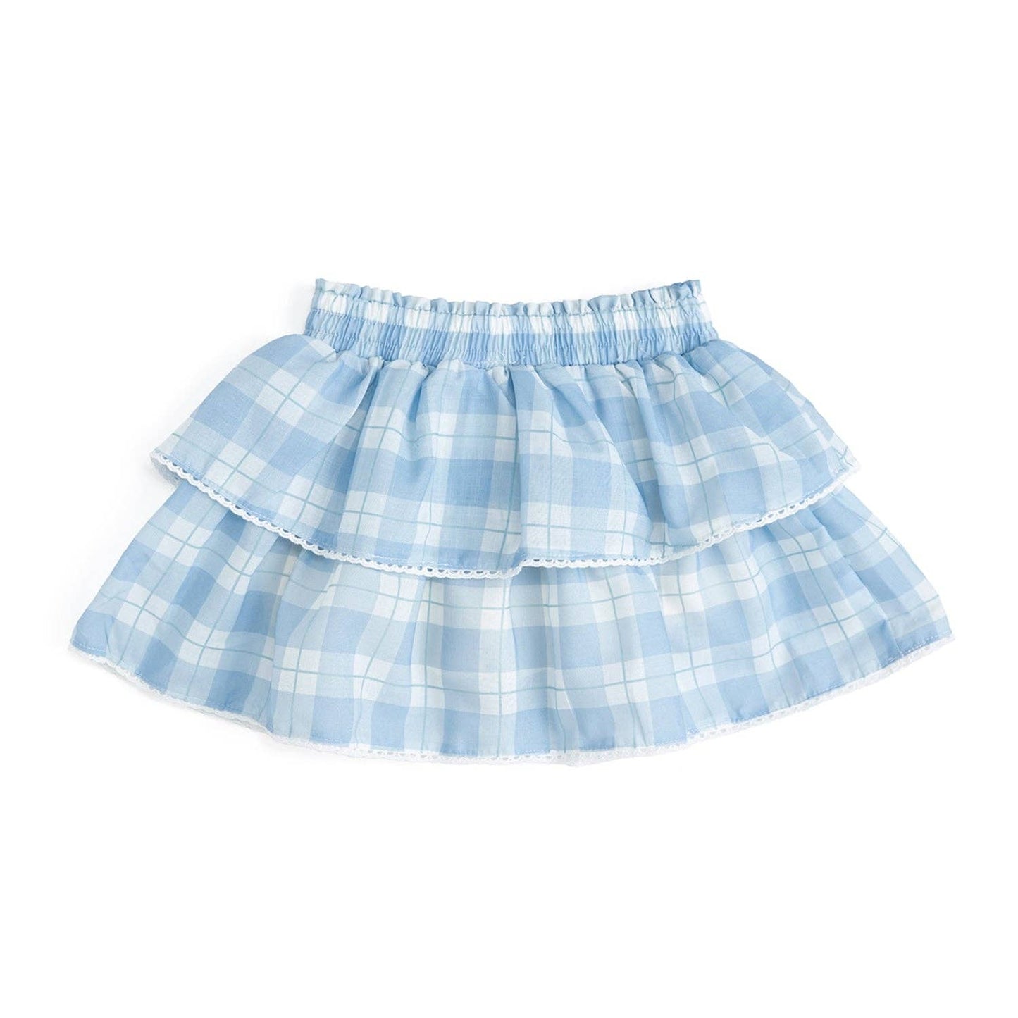 Blue Plaid Skort - Back To School - SALE