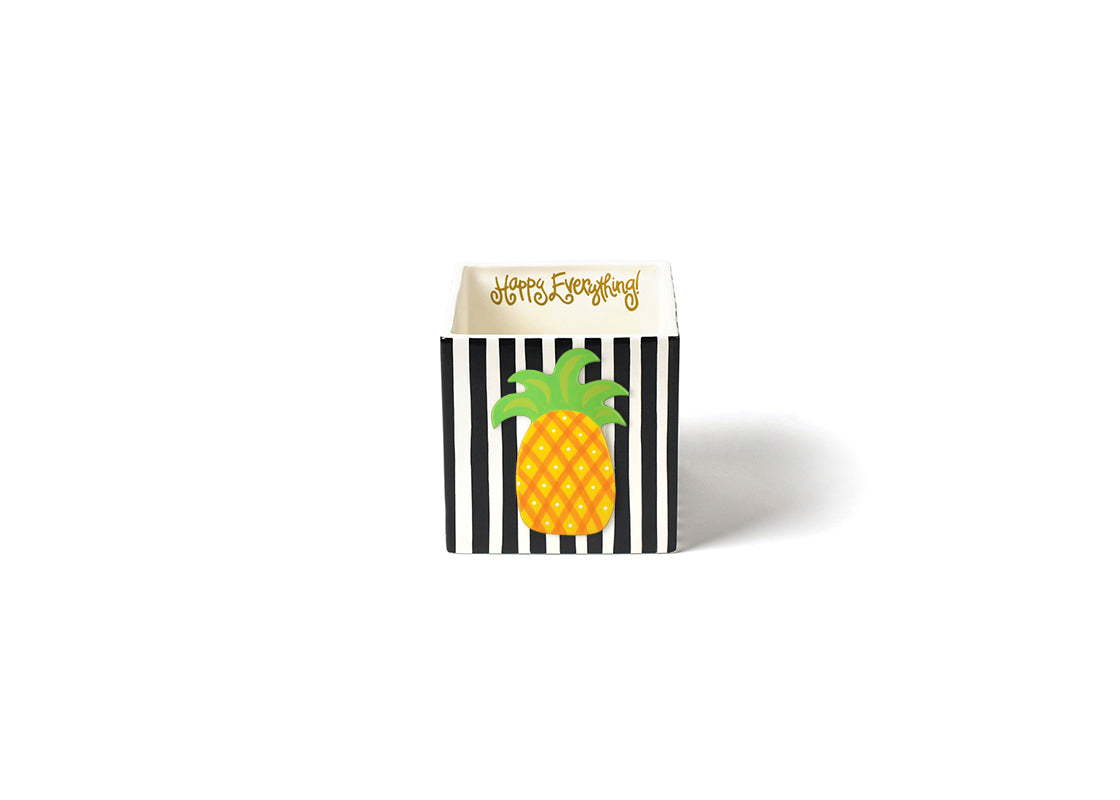 COTON COLORS - Mini Nesting Cube, Small - Black Stripe