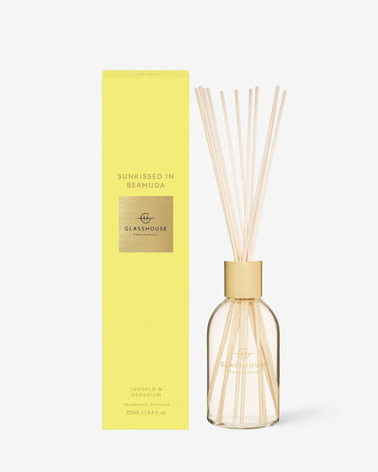 Glasshouse Fragrances - Sunkissed in Bermuda - Tangelo & Geranium - fragrance diffuser