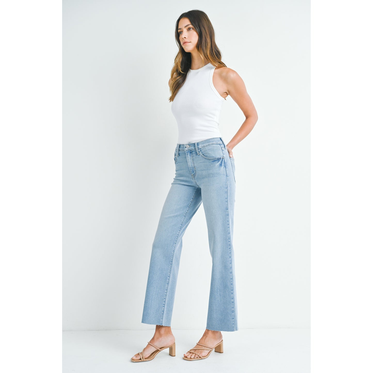JB - Scissor Cut, Palazzo Jeans 468 - Medium