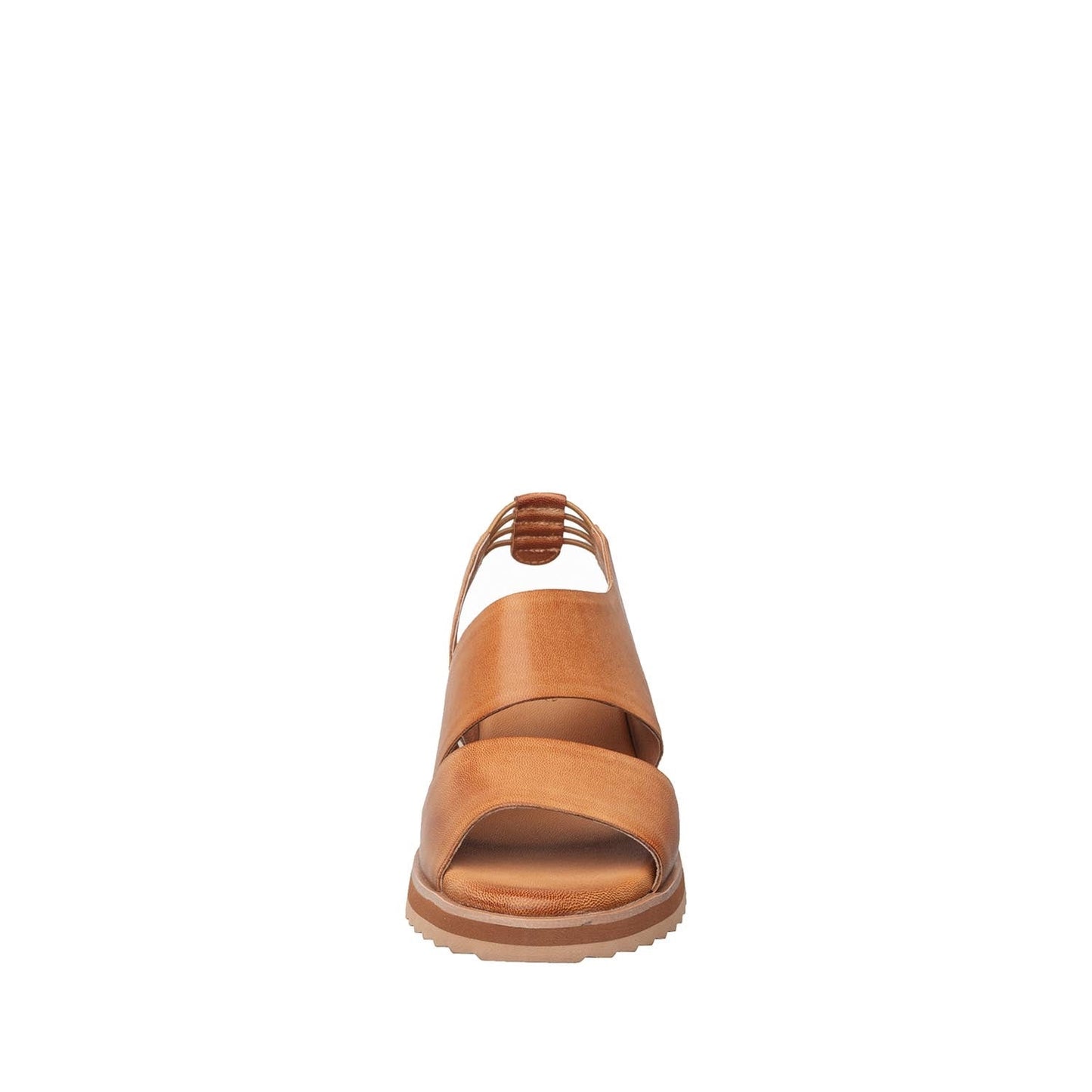 Antelope - B71 Paige Low - leather slingback platform sandals - Tan