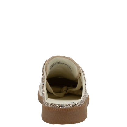 Back 70 - Easter FL Backless Sneaker - Glitter Gold