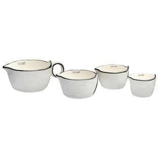 CC - Stoneware Measuring Cups, Set of 4
