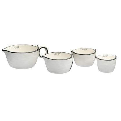 CC - Stoneware Measuring Cups, Set of 4