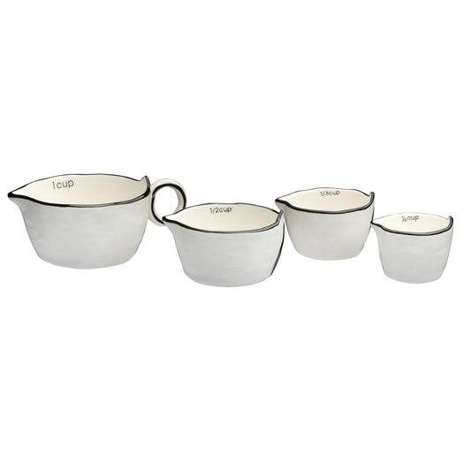 CC - Stoneware Measuring Cups, Set of 4