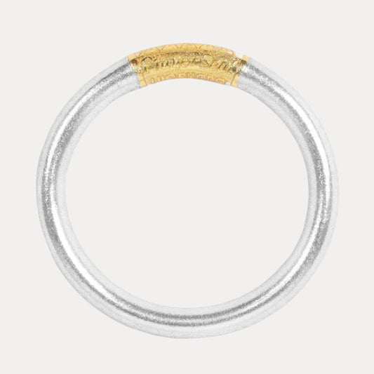 BuDhaGirl - Silver Tzubbie All Weather Bangle® – Serenity Prayer