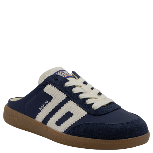Back 70 - Easter Backless Sneaker - Navy