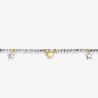 Sparkle Confetti ‘Happy Birthday’ 9738 - Crystal, Gold & Silver Bracelet