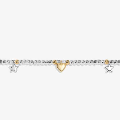 Sparkle Confetti ‘Happy Birthday’ 9738 - Crystal, Gold & Silver Bracelet