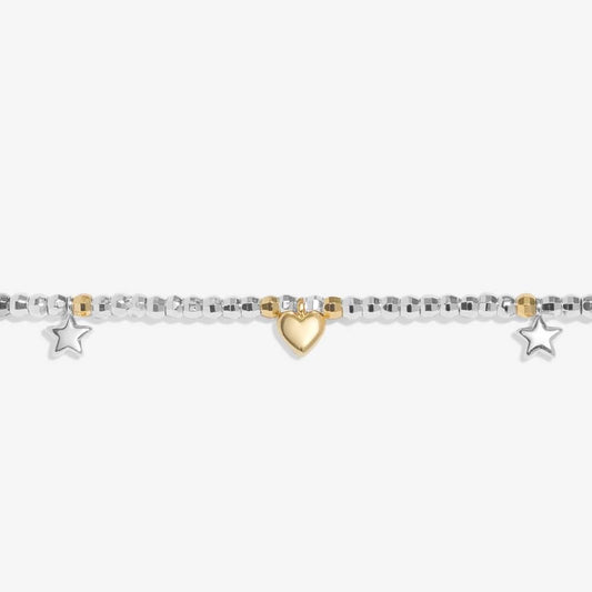 Sparkle Confetti ‘Happy Birthday’ 9738 - Crystal, Gold & Silver Bracelet