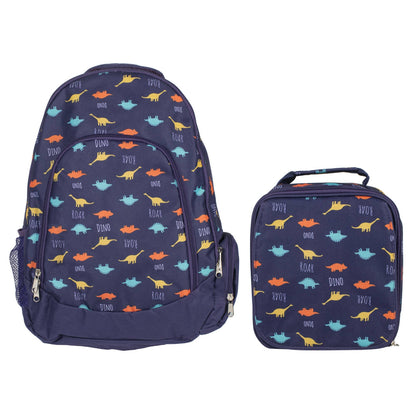 Dino Pattern Backpack & Lunchbag Set - SALE