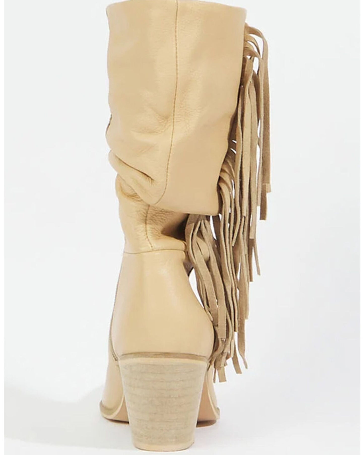 Matisse - Mid-Calf Western Inspired Boot - Natural -