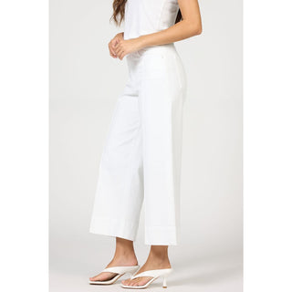 Dear John - High Rise, Cropped, Wide Leg, Audrey Jeans 120 - White