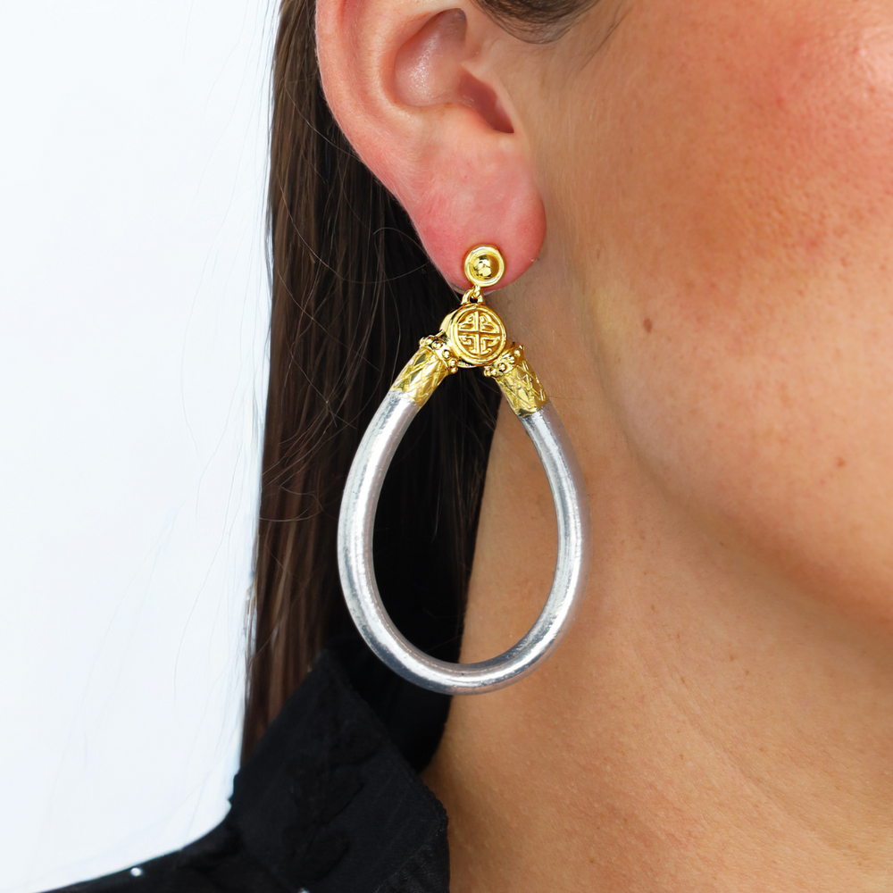 BuDhaGirl - Silver All Weather Earrings