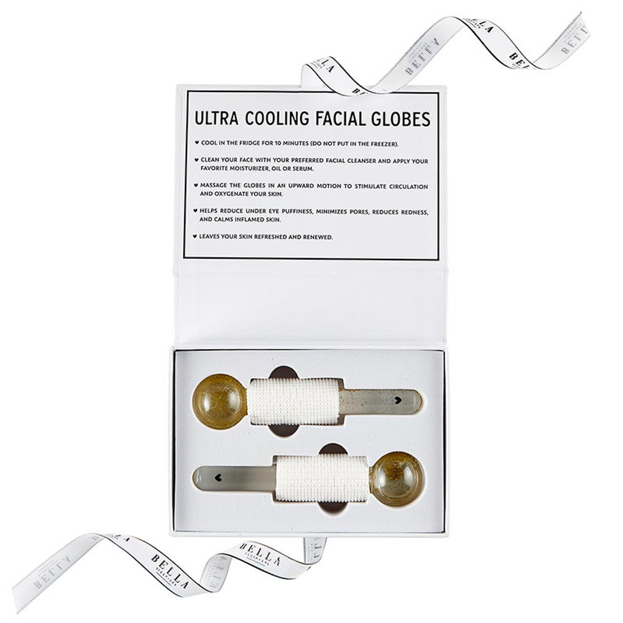 Bella - Gold Glitter Cooling Eye Globes
